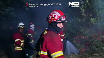 Descargar video: Incêndios florestais não dão descanso aos bombeiros portugueses