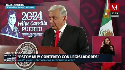 Download Video: López Obrador celebra avances en su paquete de reformas constitucionales