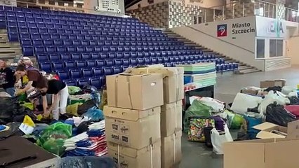 Zbiórka darów dla powodzian w Netto Arenie