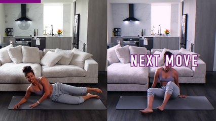 Lazy Girl Full Body Fat Burn Workout _ 10 Mins _ No Jumping, Low Impact, At Home