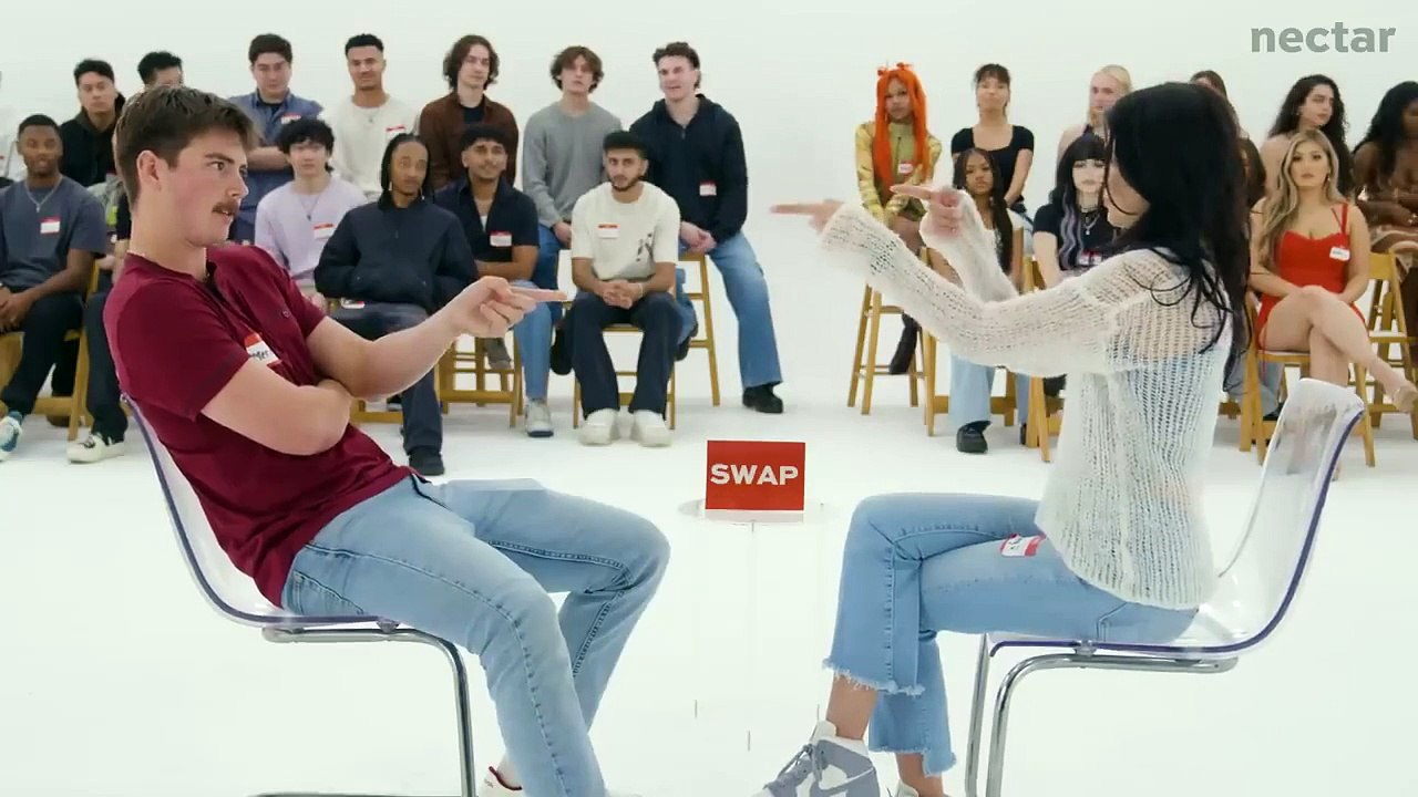 50 singles speed date in front of strangers _ vs 1 #dailymotion #dating #hotness #girls