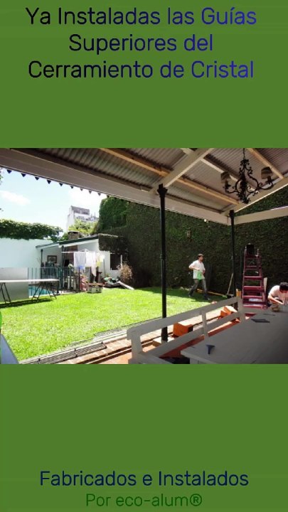 Harto de que la TIERRA ensucie siempre su GALERÍA?  Que esto no sea tú preocupación. . . comenzá a disfrutar de tú GALERÍA sin importar las inclemencias del clima!