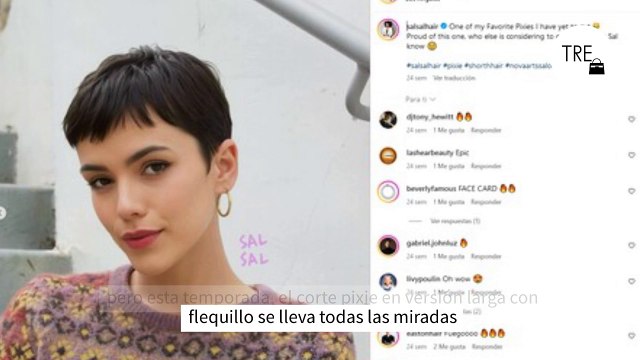 Este corte de pelo corto con flequillo es el peinado de moda del otoño: las solicitudes se disparan