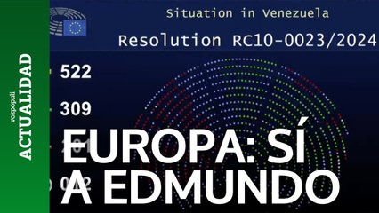 Los socialistas se quedan solos: el Parlamento Europeo vota reconocer a Edmundo González