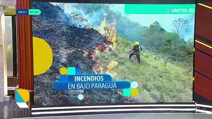 Denuncian quemas en reserva Bajo Paraguá en Santa Cruz