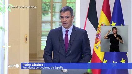 Pedro Sánchez llama a "la desescalada" en Medio Oriente tras reunirse con Abás