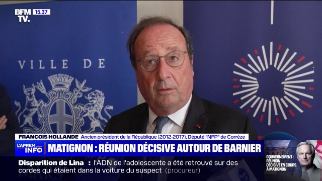 Gouvernement Barnier: S'il n'y arrive pas, ça serait grave pour le pays , déclare François Hollande