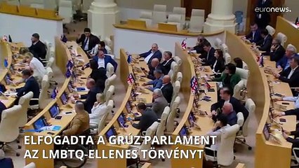 Download Video: Még a választás előtt elfogadták Georgiában a magyarhoz hasonló LMBTQ-ellenes törvényt