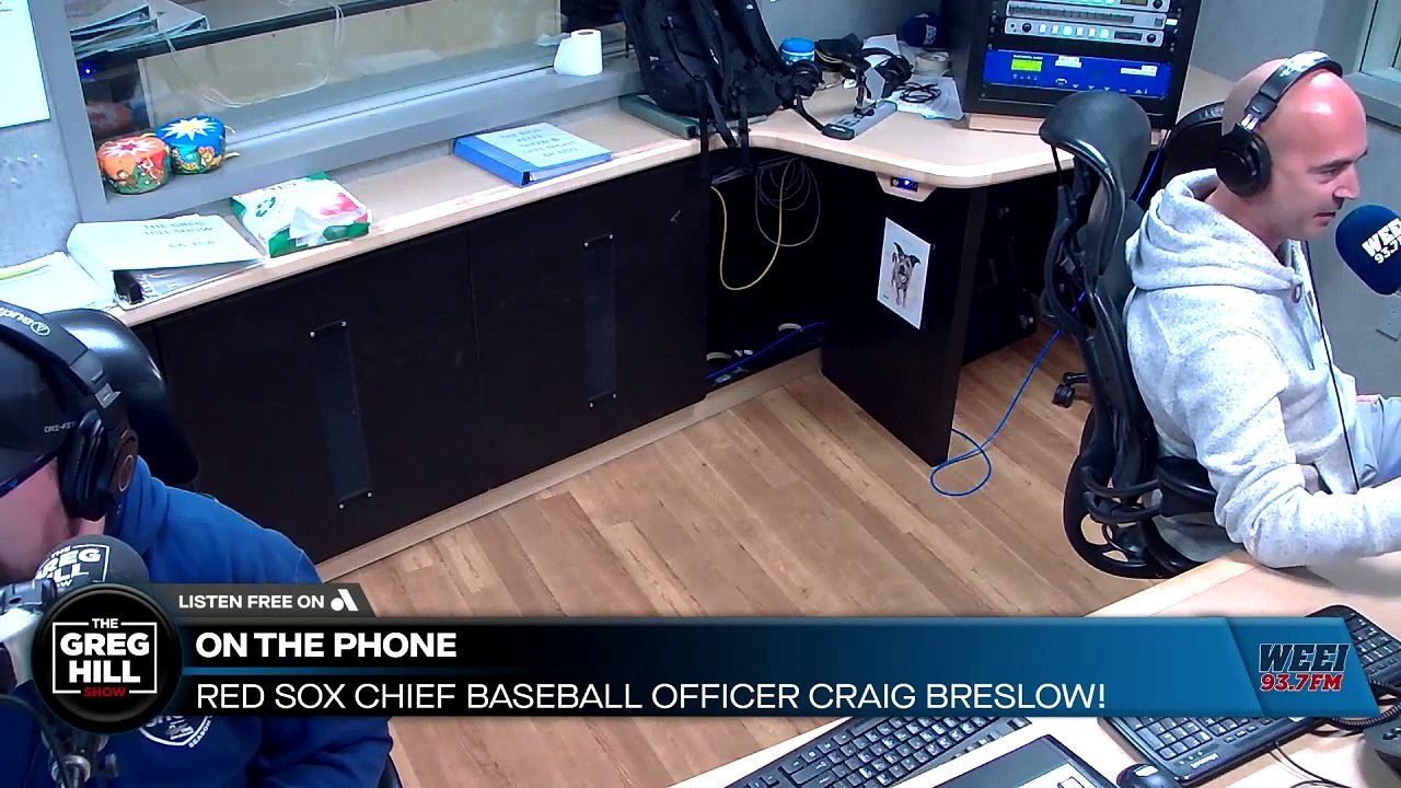Red Sox Chief Baseball Officer, Craig Breslow, joins!