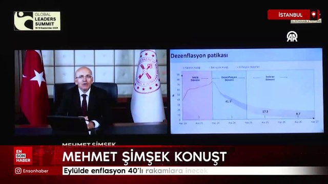 Mehmet Şimşek: Eylülde enflasyon 40'lı rakamlara inecek