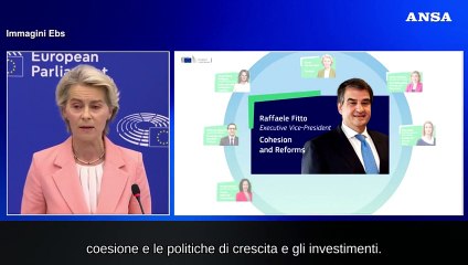 Von der Leyen: "Fitto? 'L'Italia e' un Paese molto importante"