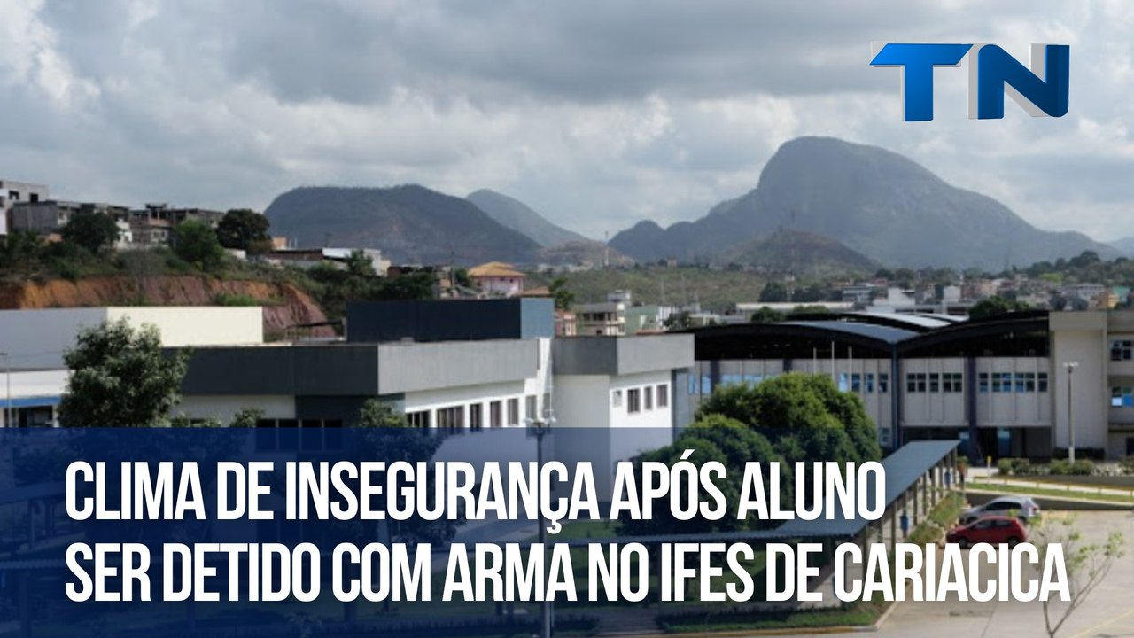 Clima de insegurança após aluno ser detido com arma no Ifes de Cariacica