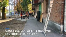 Lakóházakat és egy óvodát is eltaláltak az orosz rakéták csütörtök hajnalban Harkivban