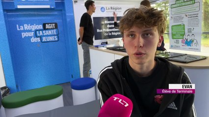 Un bus pour la prévention santé parcourt les lycées de la région