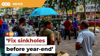 Business group wants Masjid India sinkholes repaired before year-end