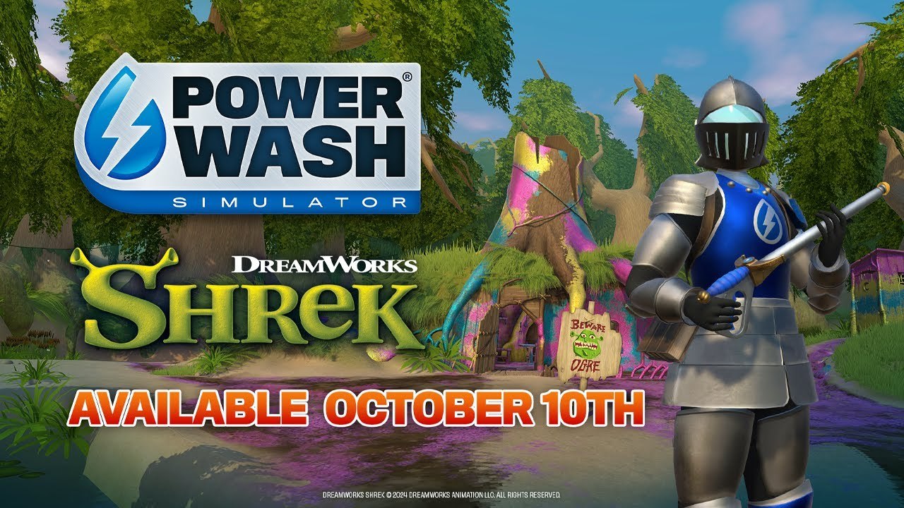 PowerWash Simulator  x Shrek - Trailer date DLC