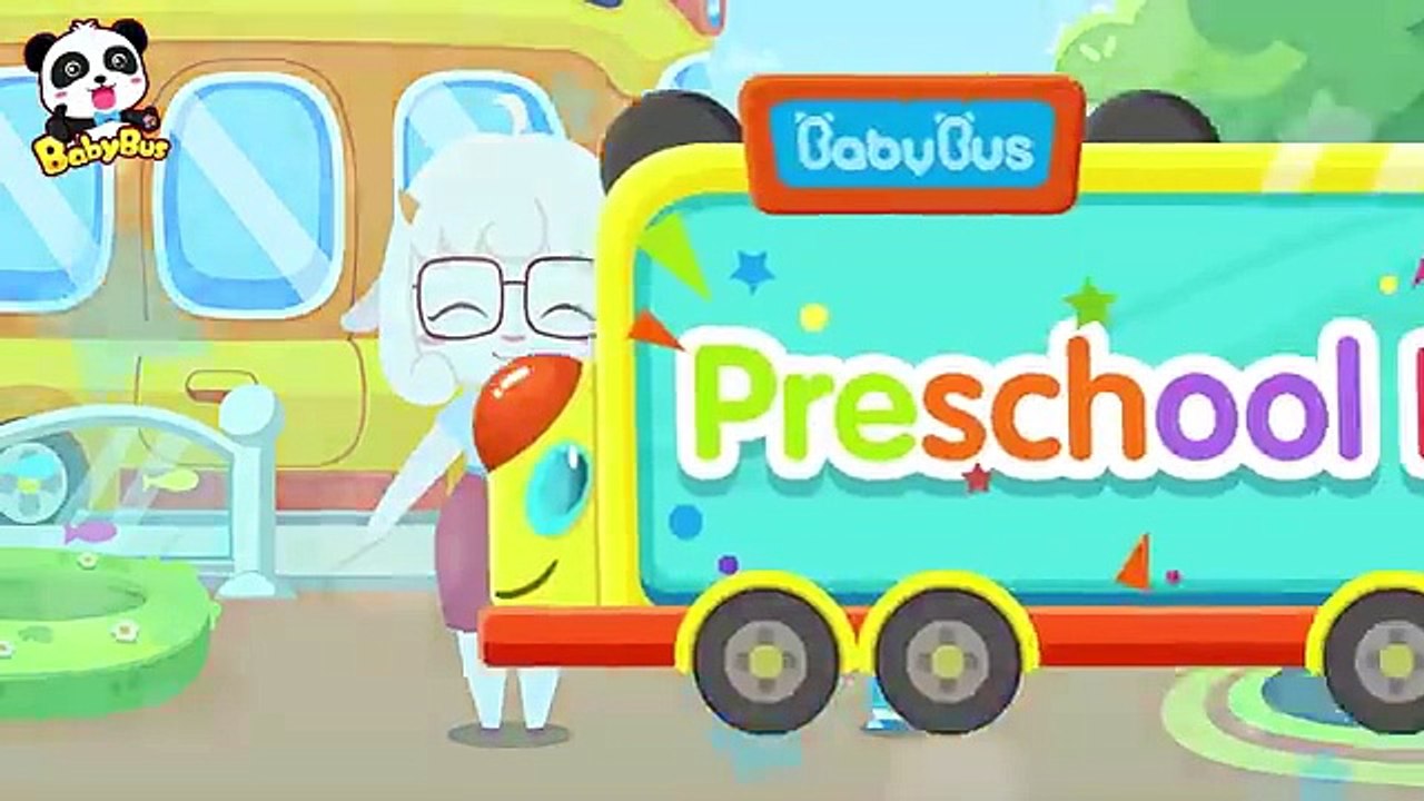 Baby Kitten on the School Bus _ Good Habits for Kids _ Baby Cartoon ...