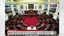 El Congreso de Perú niega el permiso a Boluarte para acudir a la Asamblea de la ONU