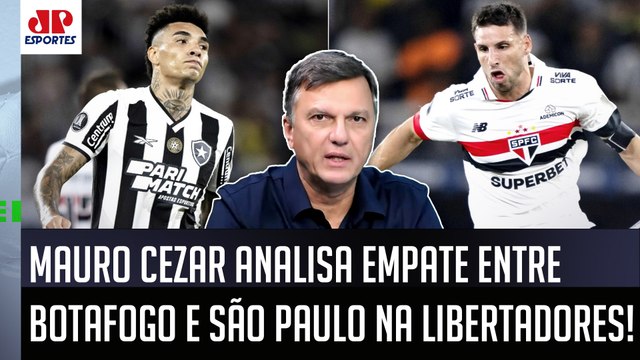 EU NÃO ACHO ISSO, NÃO! Pra mim, o São Paulo contra o Botafogo... Mauro Cezar É DIRETO após 0 a 0!