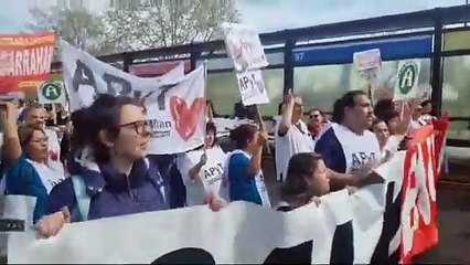 "Unidad de los trabajadores y al que no lo gusta, se jode"