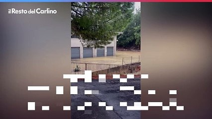 Maltempo a Tolentino (Macerata): una famiglia evacuata