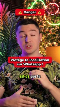 Astuce whatsapp pour protéger tes données et ta géo-localisation #whatsapp #astuce #téléphone