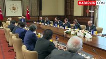 Cumhurbaşkanı Erdoğan, Türkiye Futbol Federasyonu Başkanı Hacıosmanoğlu'nu Kabul Etti