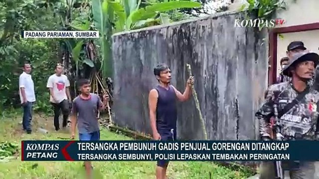 Warga Kepung Lokasi Penangkapan Tersangka Pembunuhan Gadis Penjual Gorengan!