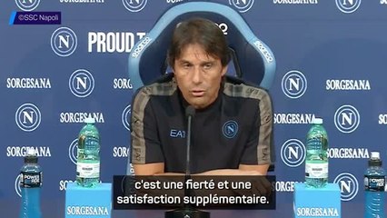 Naples - Conte sur son déplacement à la Juventus : "Il y aura beaucoup d'émotions"