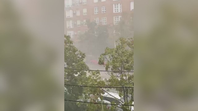 Fuertes lluvias en Madrid: la DANA llega cargada de agua a la capital de España