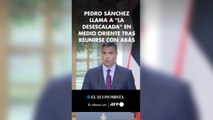 Pedro Sánchez llama a 