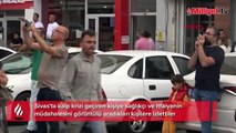 Sivas'ta kalp krizi geçiren kişiye sağlıkçı ve itfaiyenin müdahalesini görüntülü aradıkları kişilere izlettiler