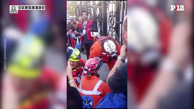 Congreso: Represión a jubilados después del asado en Olivos