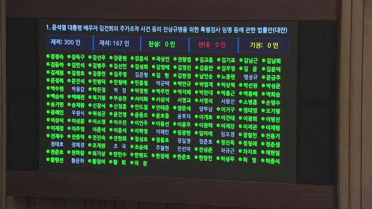 쌍특검·지역화폐법, 야당 주도 본회의 통과 / YTN