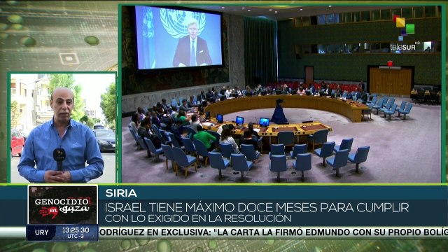 Asamblea de ONU aprueba resolución que exige fin de ocupación en Palestina