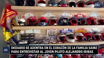 OKDIARIO se adentra en el corazón de la familia Sainz para entrevistar al joven piloto Alejandro Iribas