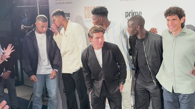 La plantilla del Madrid apoya a Courtois en la presentación de su documental