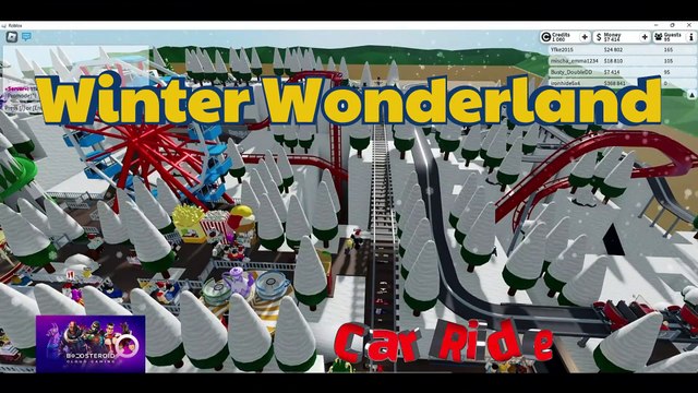 Roblox Theme Park Tycoon 2 Winter Wonderland Car Ride #Boosteroid #Roblox