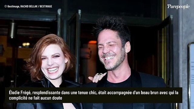 Jenifer, stylée en veste officier non loin d'Elodie Frégé bien accompagnée