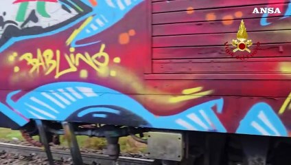 Principio d'incendio su un treno nel Mantovano, 9 studenti in ospedale
