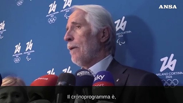 Milano-Cortina, Malago': Cronoprogramma? Eravamo indietro, ora siamo a buon punto