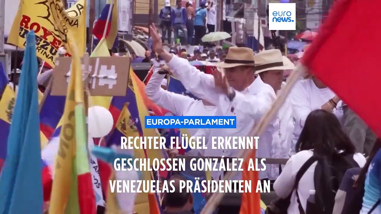 Europaparlament erkennt González als venezolanischen Präsidenten an