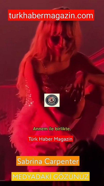 Sabrina Carpenter, konserinde skandal anlar: Annem sevgilimle yatıyor