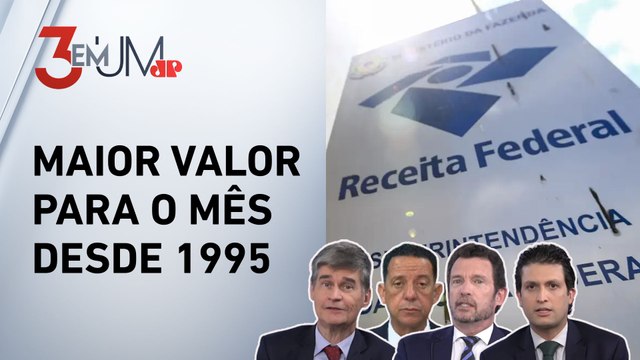 Piperno, Ghani, Trindade e Segré discutem sobre recorde na arrecadação federal em agosto