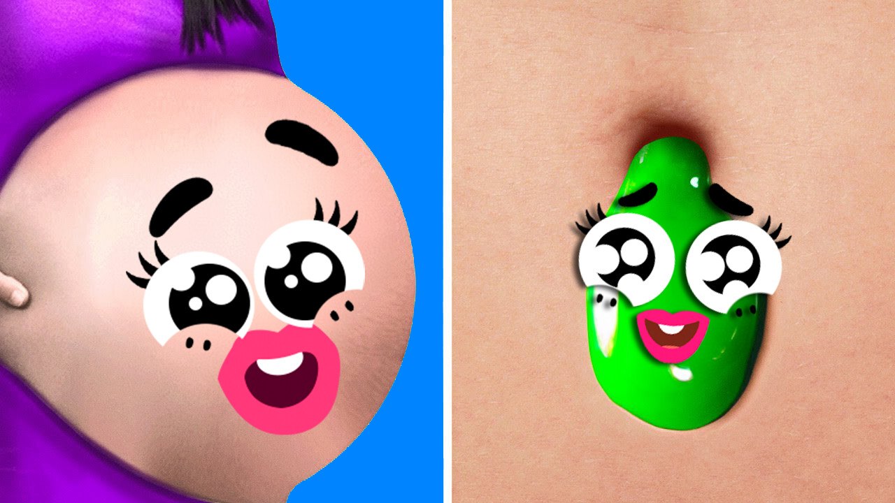When Food Fights Back! | Pregnant Doodles' Hilarious Challenges by DOODLAND