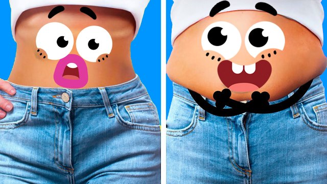 Pregnancy Woes of Clumsy Doodles | If Body Parts Could Talk by DOODLAND