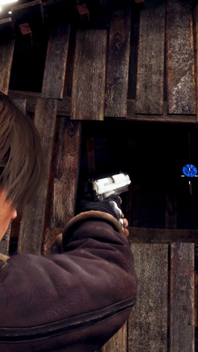 Resident Evil 4 Remake | Destroy blue medallions Locations in Village (Farm) #shorts #daliymotion