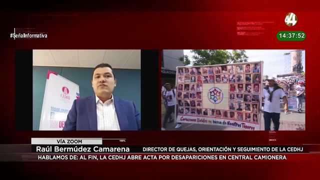 Raúl Bermúdez Camarena explica que la CEDHJ abre acta por desapariciones en Central Camionera