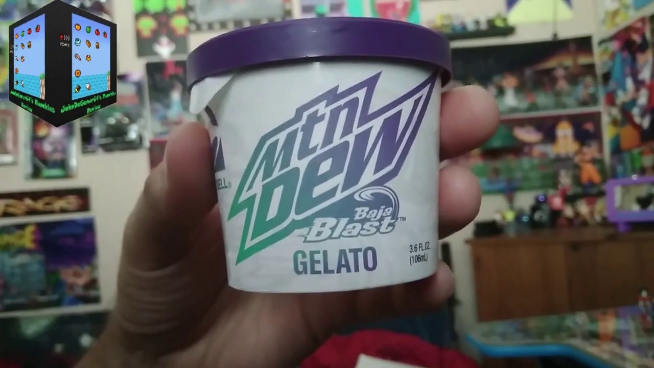 JohnDaGamer64's Munchies Review | Mountain Dew: Baja Blast Gelato (Taco Bell)