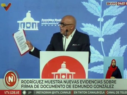 Pdte. de la AN Jorge Rodríguez: Ojalá los medios de comunicación puedan apegarse a la verdad pura